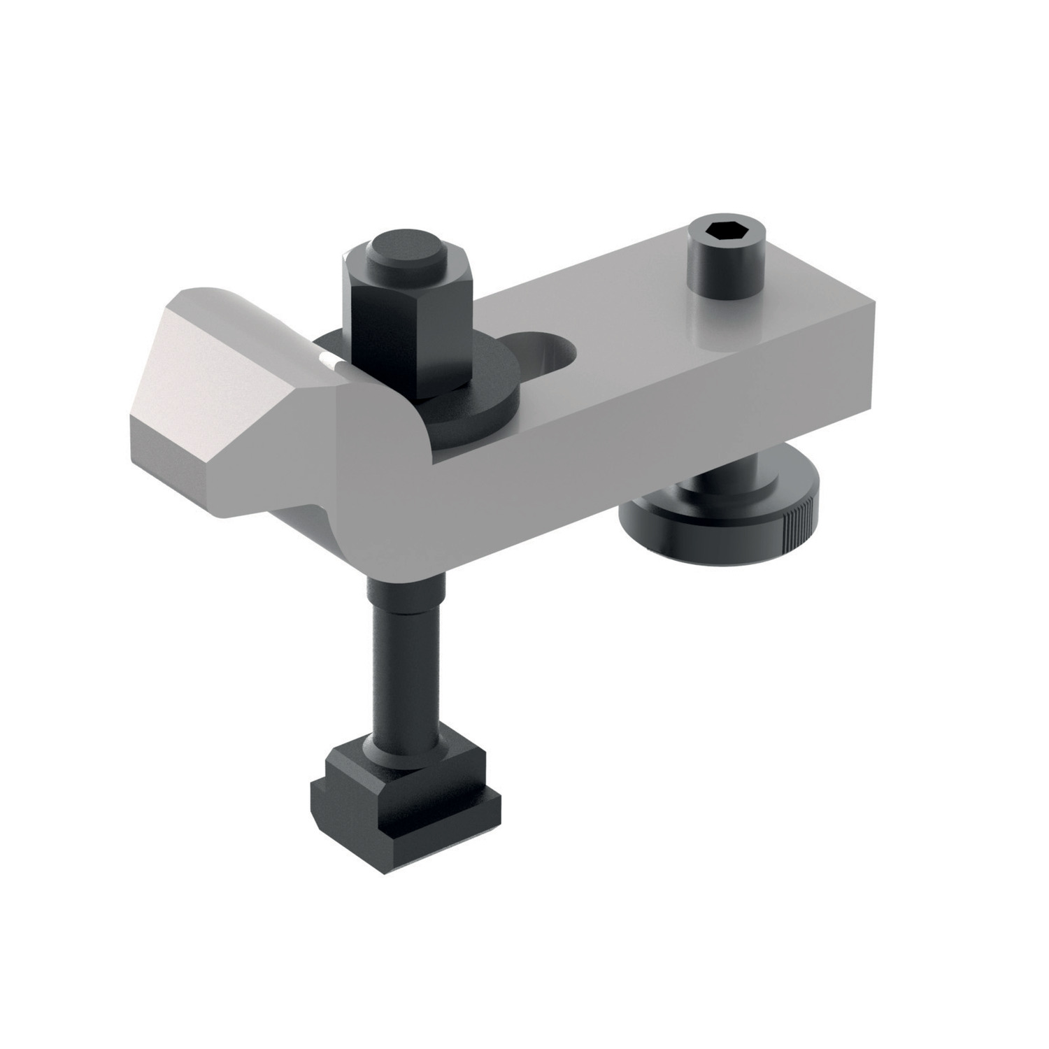 Adjustable Goose Neck Clamps The Adjustable Goose-Neck Clamps with or without t-slot bolt and suppied with a height adjusting screw.