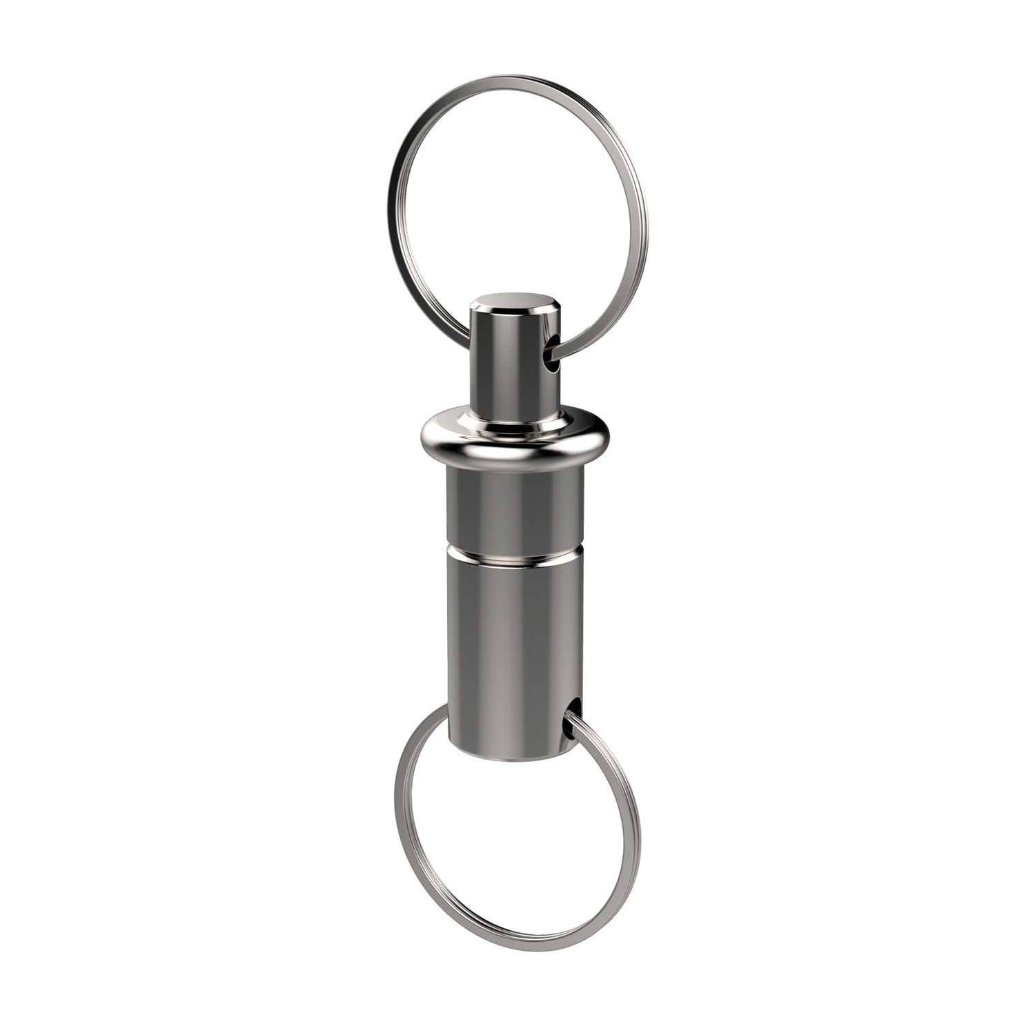 Ball Lock Pins - Single Acting - Key Ring