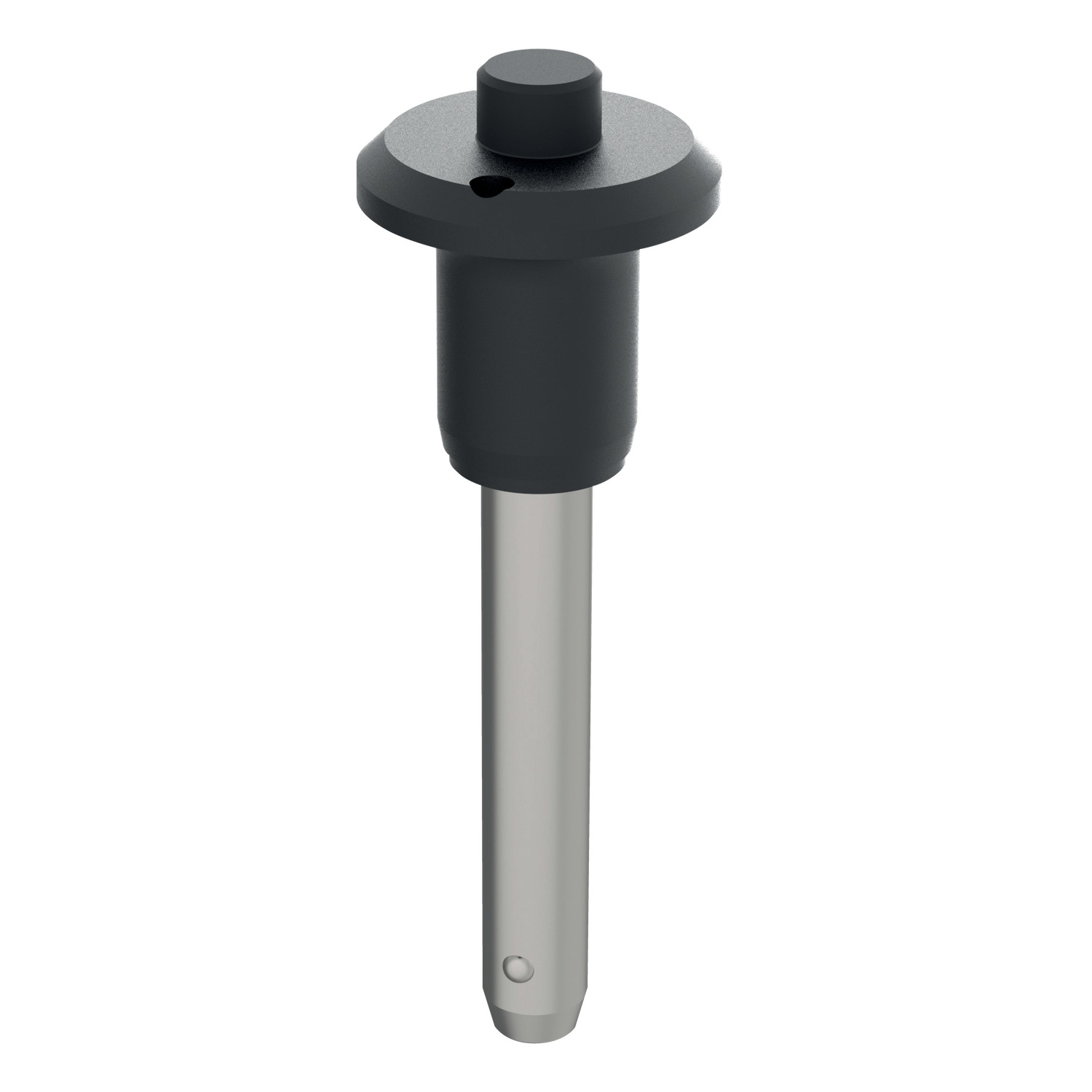 Ball Lock Pins - Mushroom Handle Mushroom handle ball lock pins designed for limited space applications. Wide selection of diameters and grip lengths. Use our lanyards to secure ball lock pin in application.