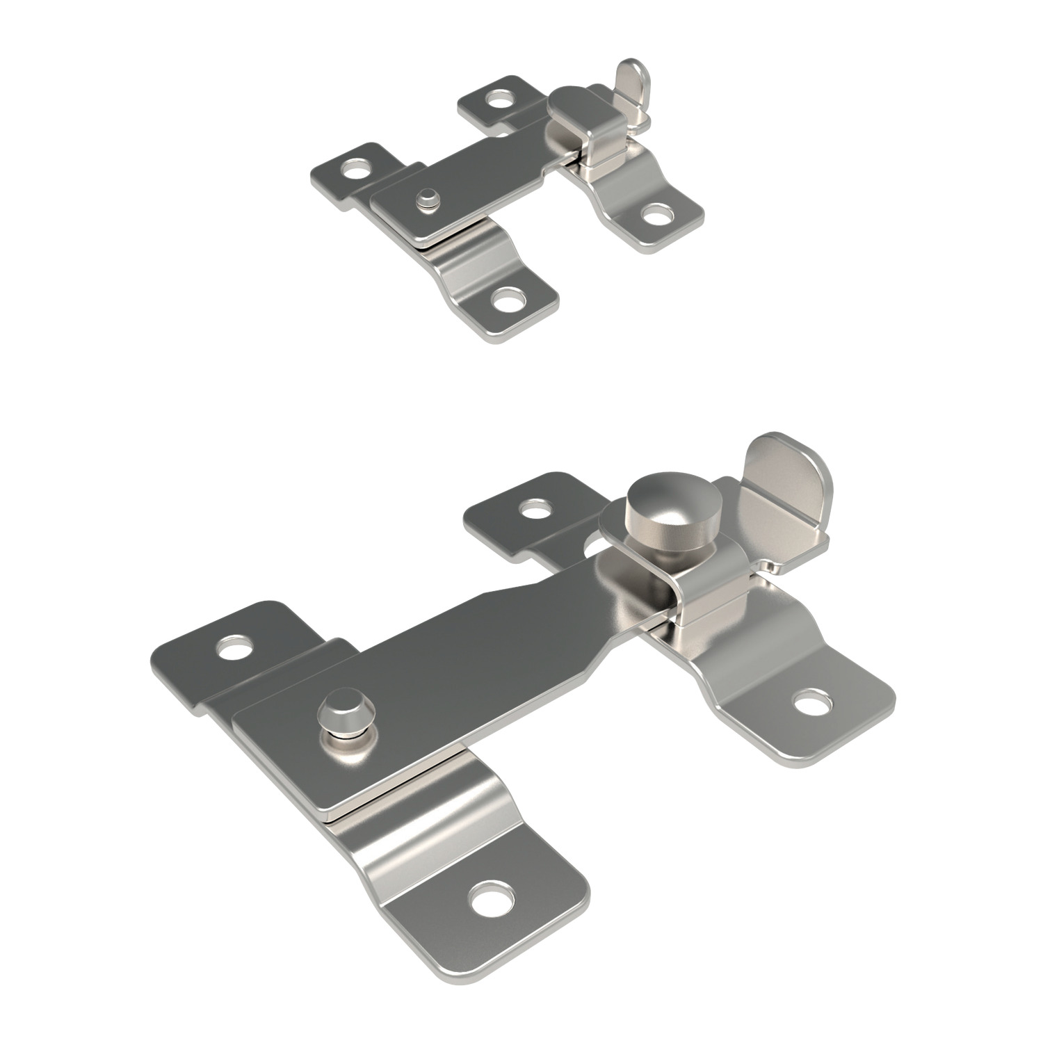 J6220.AC0100 Bar Latches Stainless Steel With thumb screw. 100 x 80