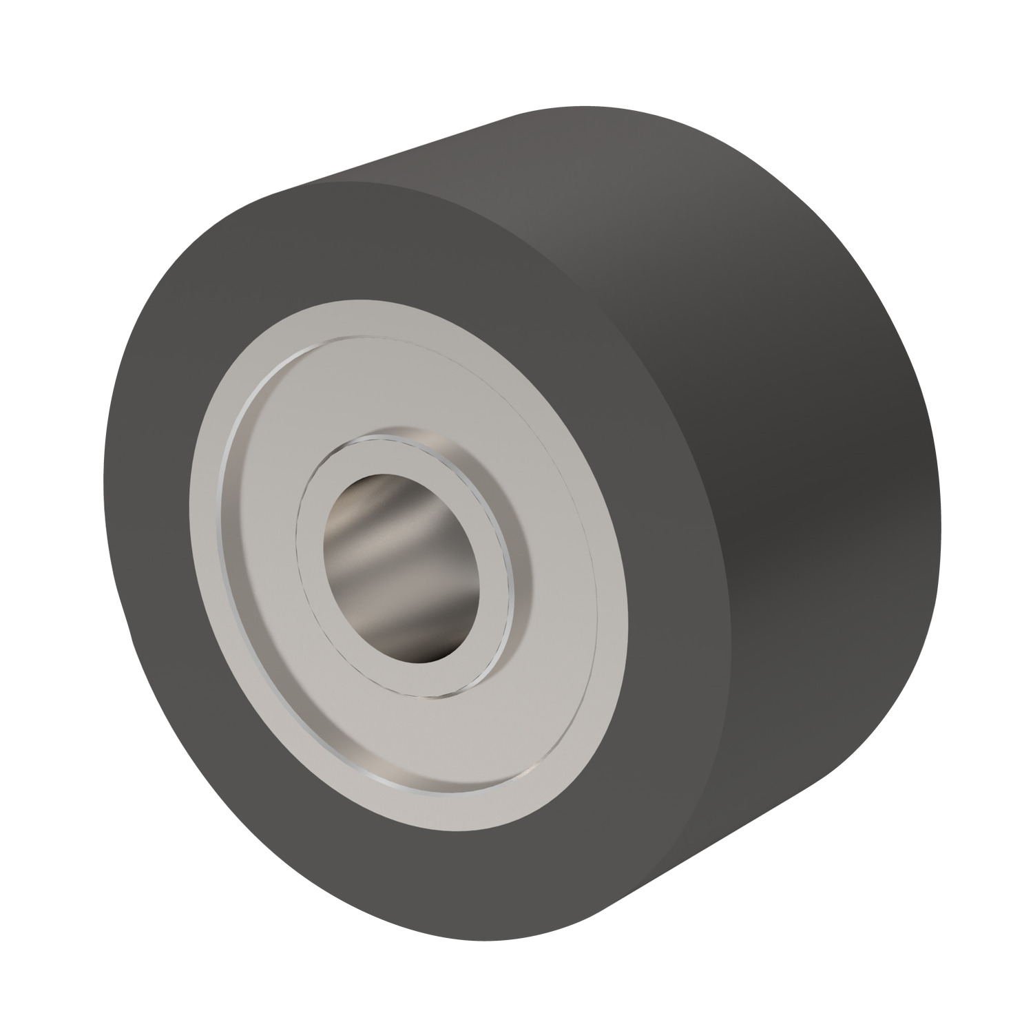 60610.W1033 Urethane Double Bearing 9mm 2RS x 35mm DIA x 14mm WD, Duro = 35
