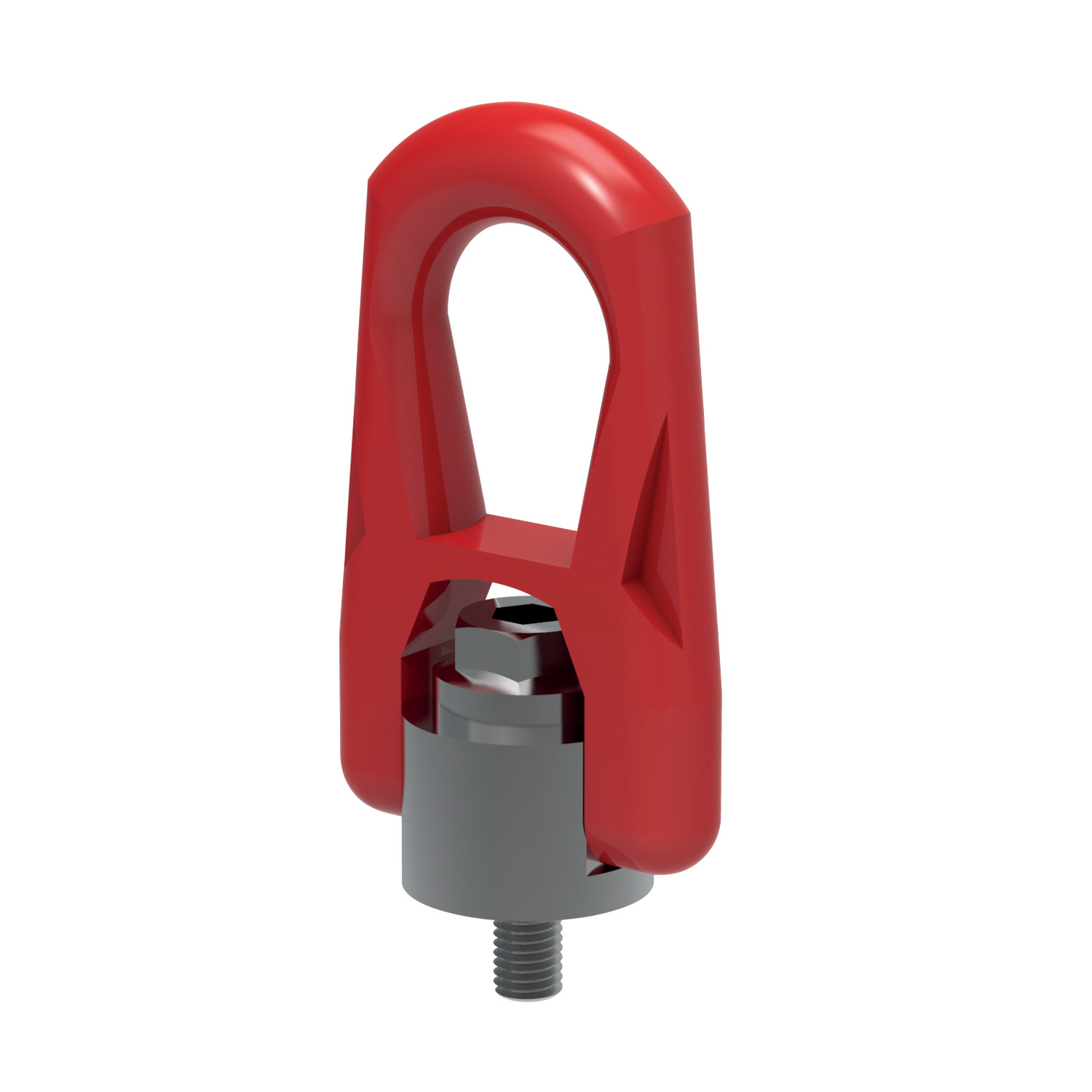 63050.W0024 Double swivel lifting ring M24 High tensile steel - M24x3,00
