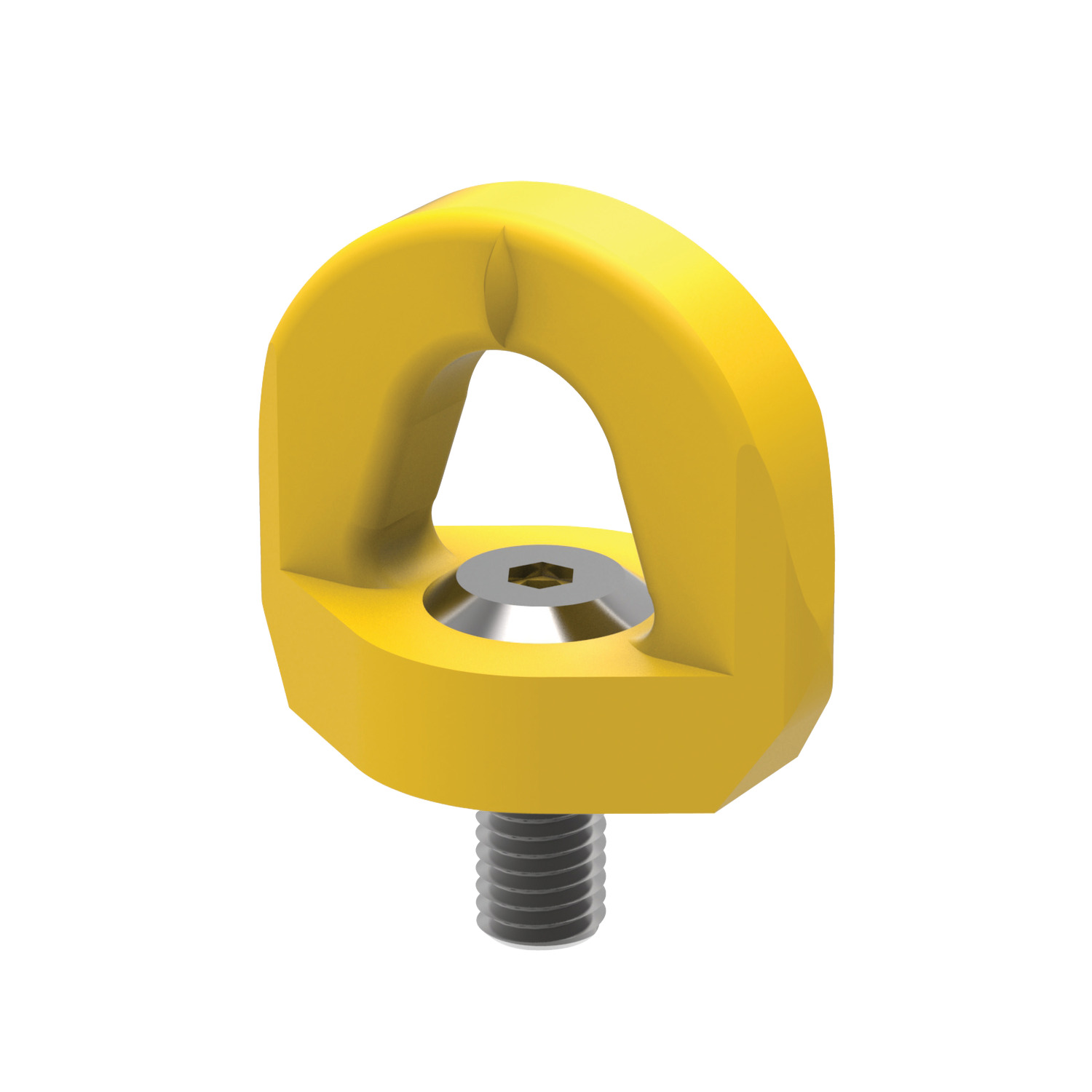 Fall Arrest Swivel Rings For use by harnessed personnel when conducting maintenance. Made from corrosion resistant, high tensile steel with coarse thread. Single articulation of full 360°.