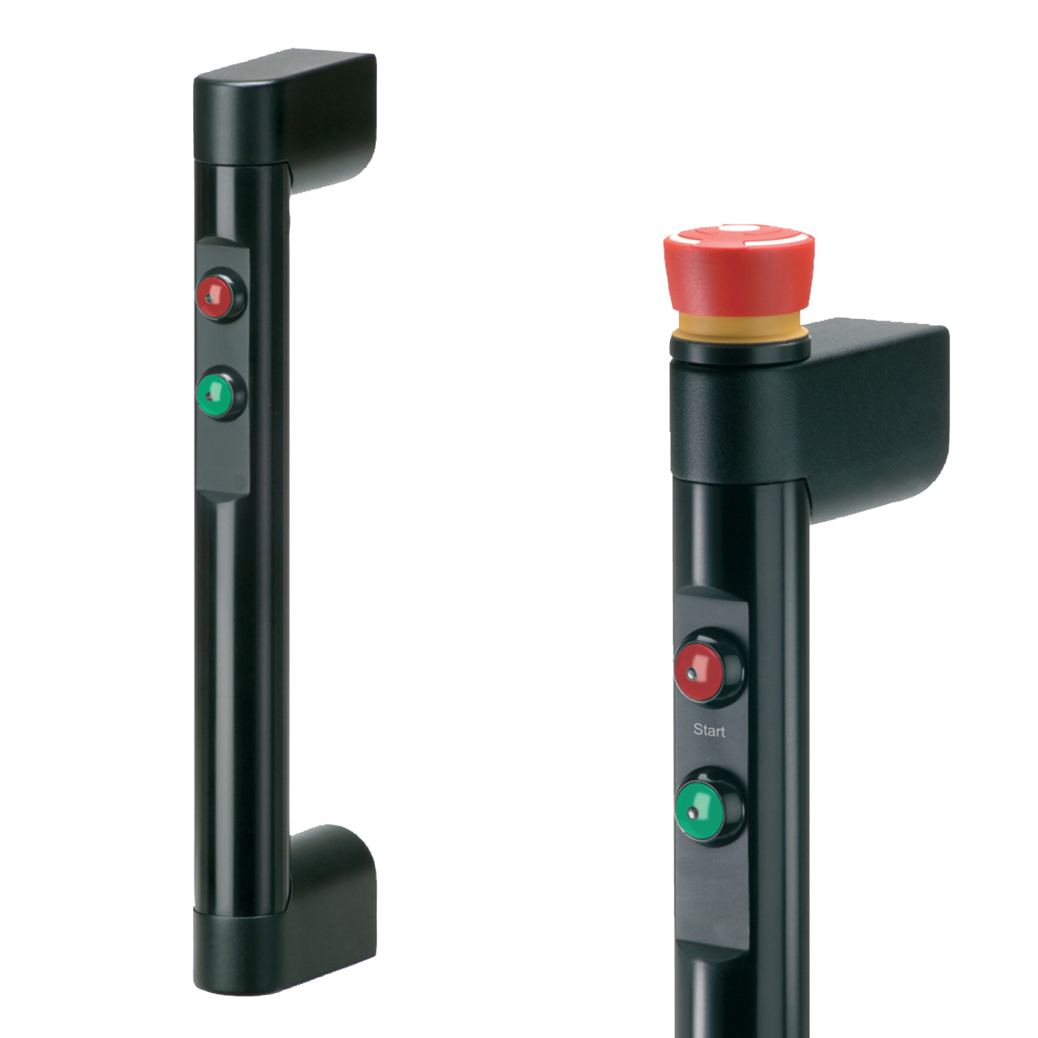 B8100.AC0318 Functional Handle - Electronic Type Two. 2 Push Buttons. 8-pole (M12 x 1)