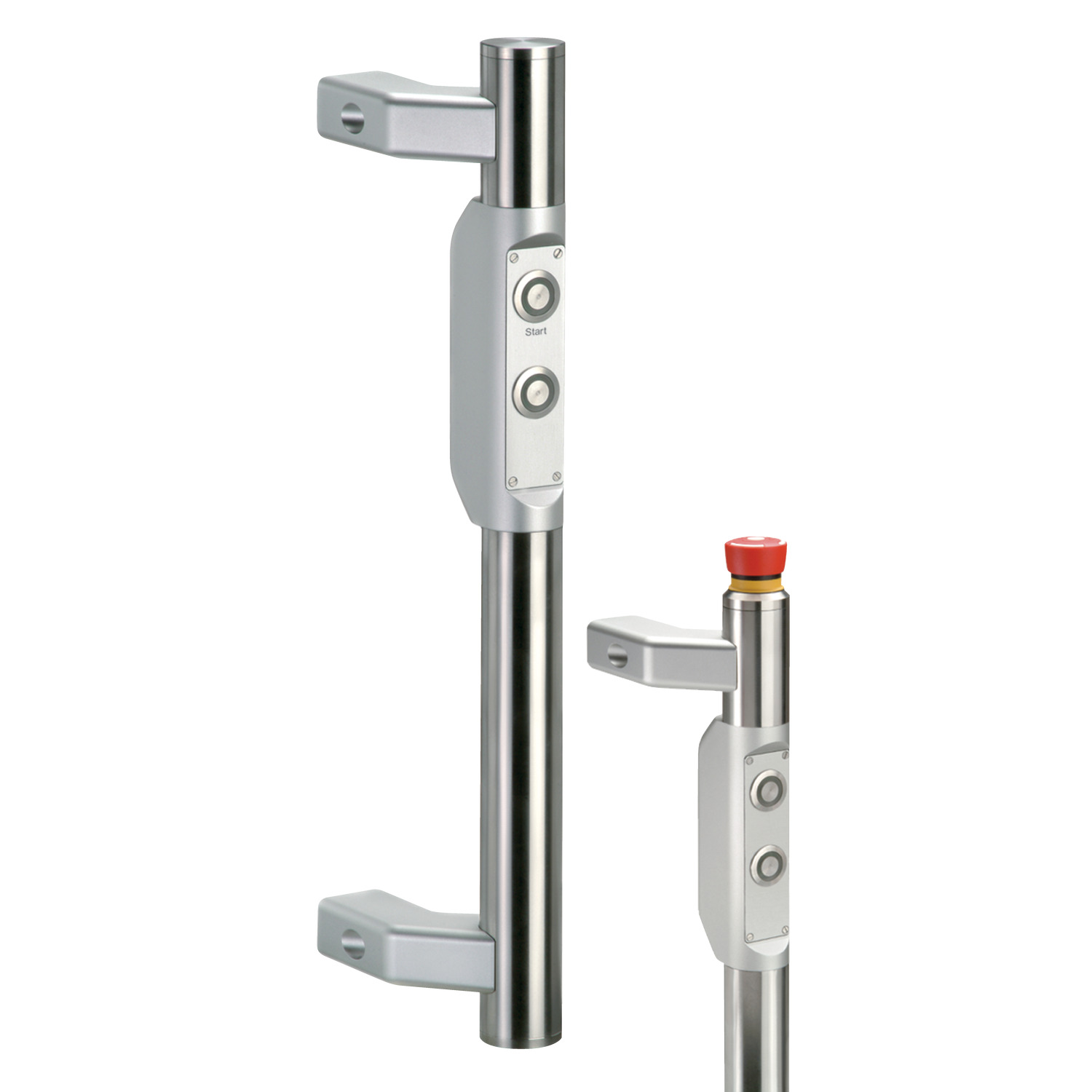 B8120.AC0102 Functional Handle - Electronic Type Two - Right. 2 Push Buttons - 8-pole (M12 x 1)