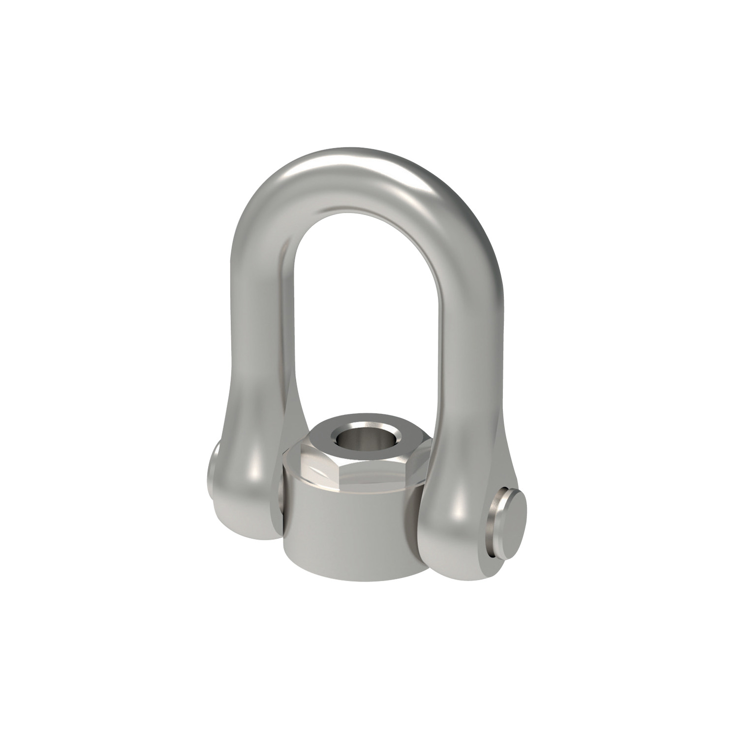 63214.W0033 Stainless double swivel lifting ring M33 High tensile steel - M33x3,5