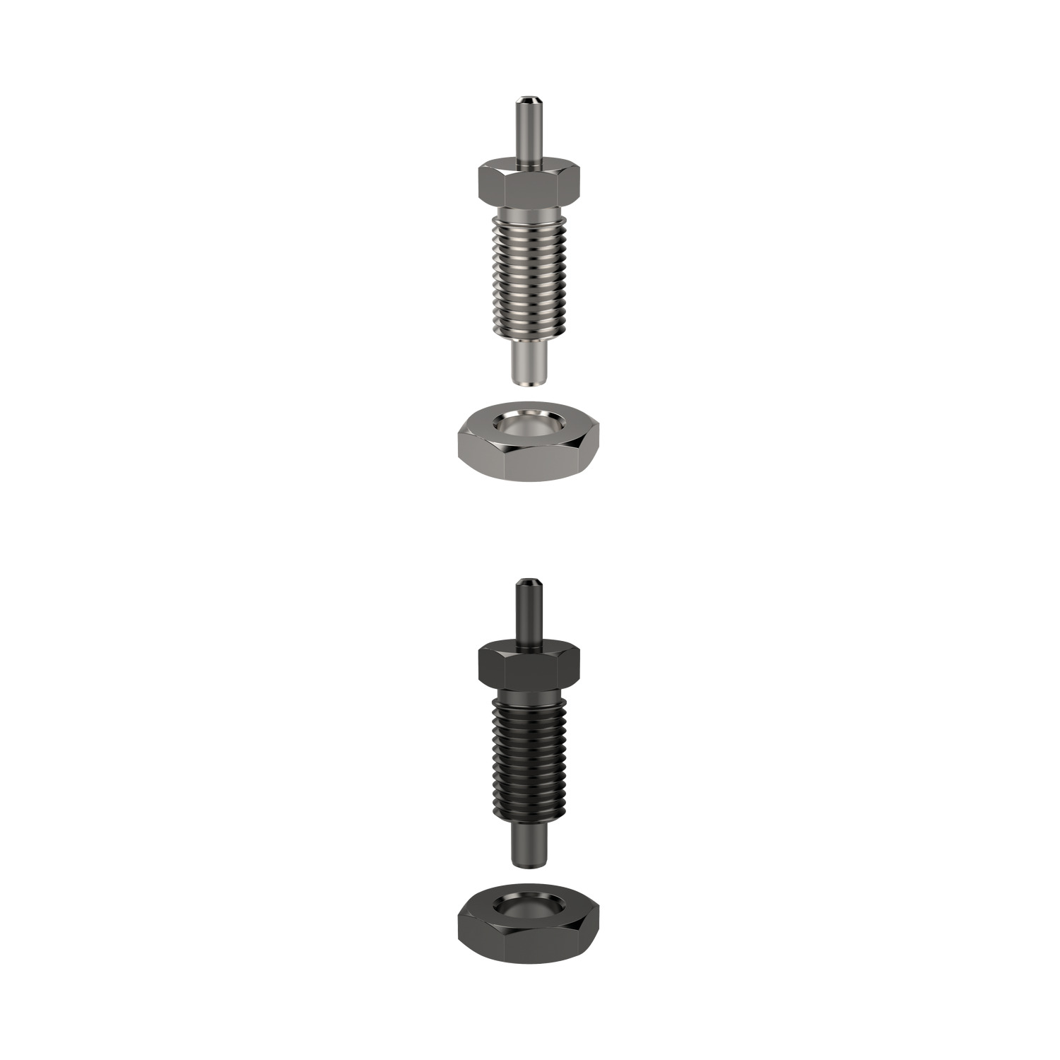 32681.W0147 Index Plungers - without knob - steel Steel - Without Grip - 5 - M10 x1,0