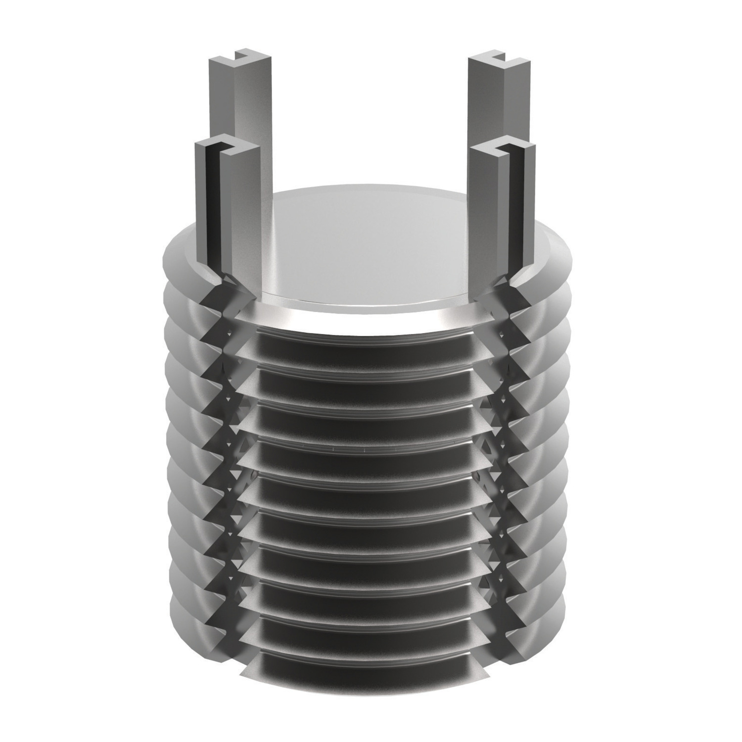 22046.W0090 Solid threaded insert inch 303 stainless steel