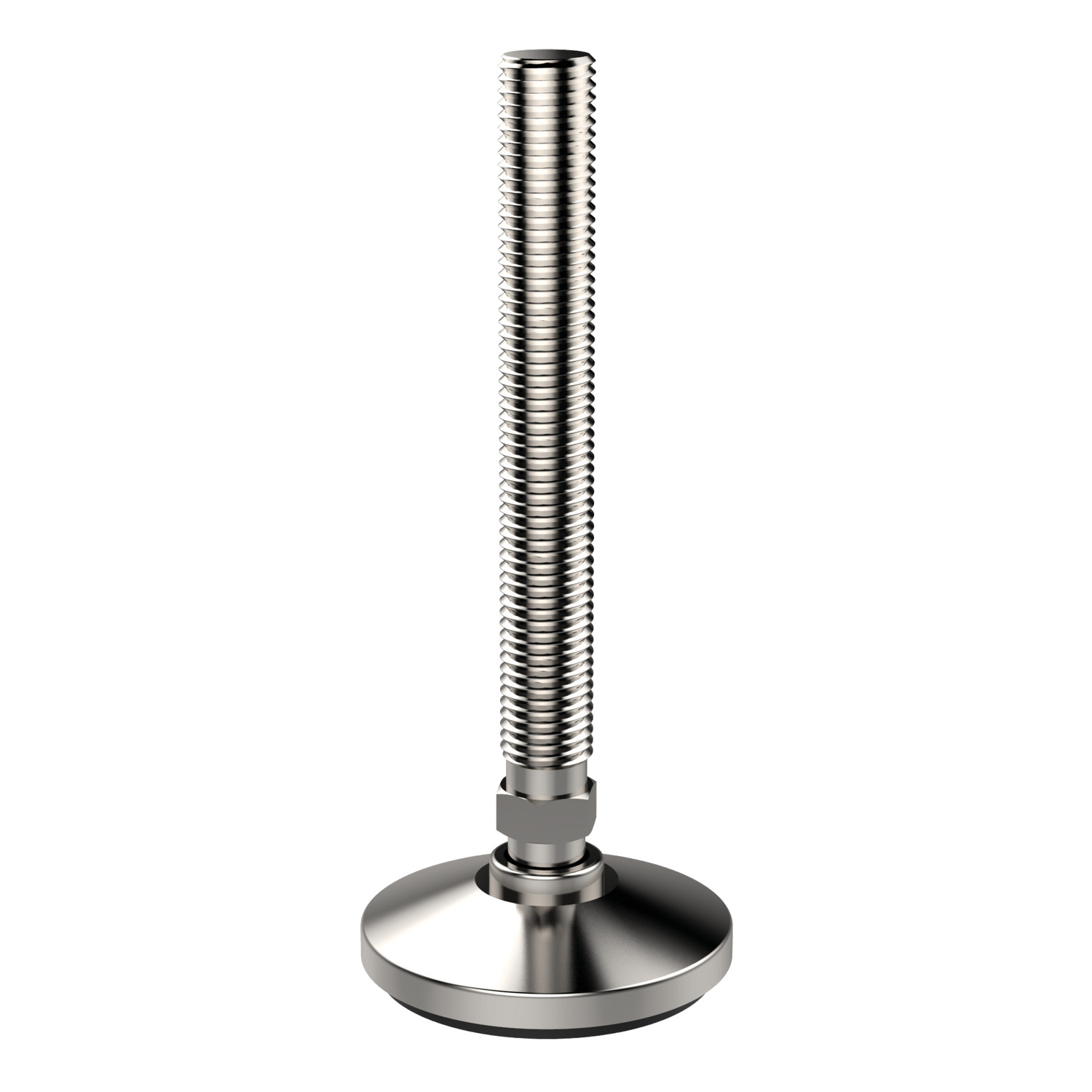 34711.W0200 Levelling Feet Pad & bolt stainless steel - M20 - 125. Also known as W4100.AC0200