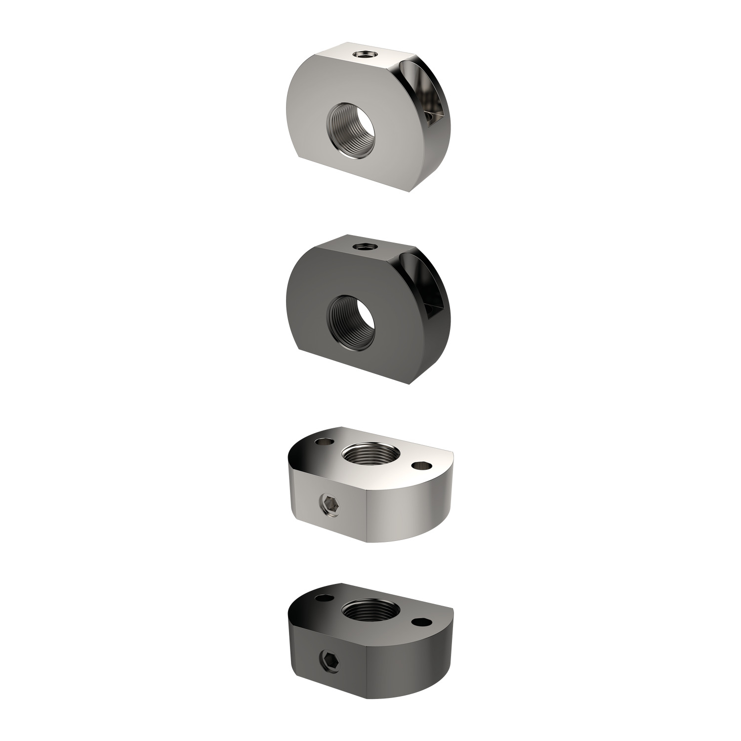 32510.W0546 Mounting Blocks for Index Plungers Stainless steel - M16 x 1,5