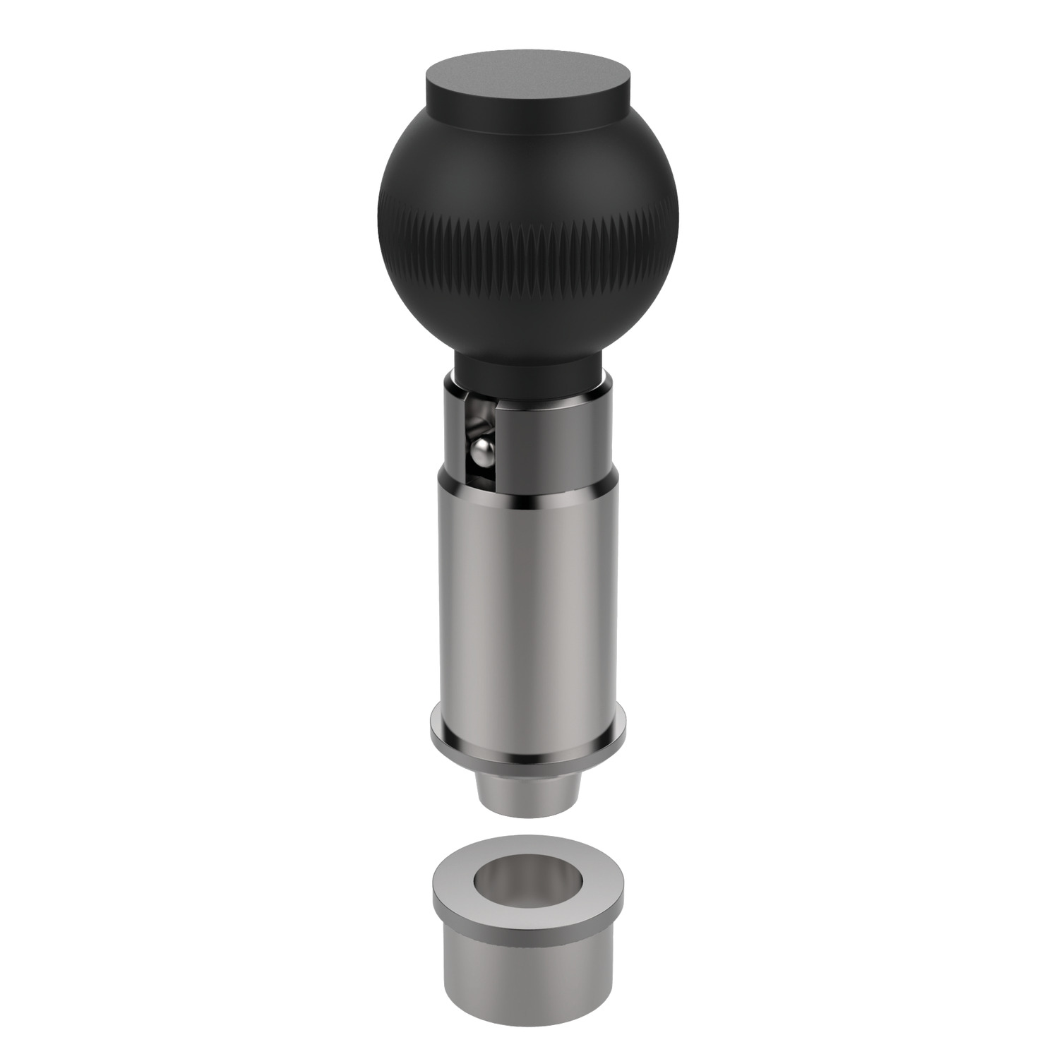 Index Plungers - Precision Precision index plungers with tapered pin. Made from case hardened steel with thermoplastic grip. Available in locking or non-locking types.