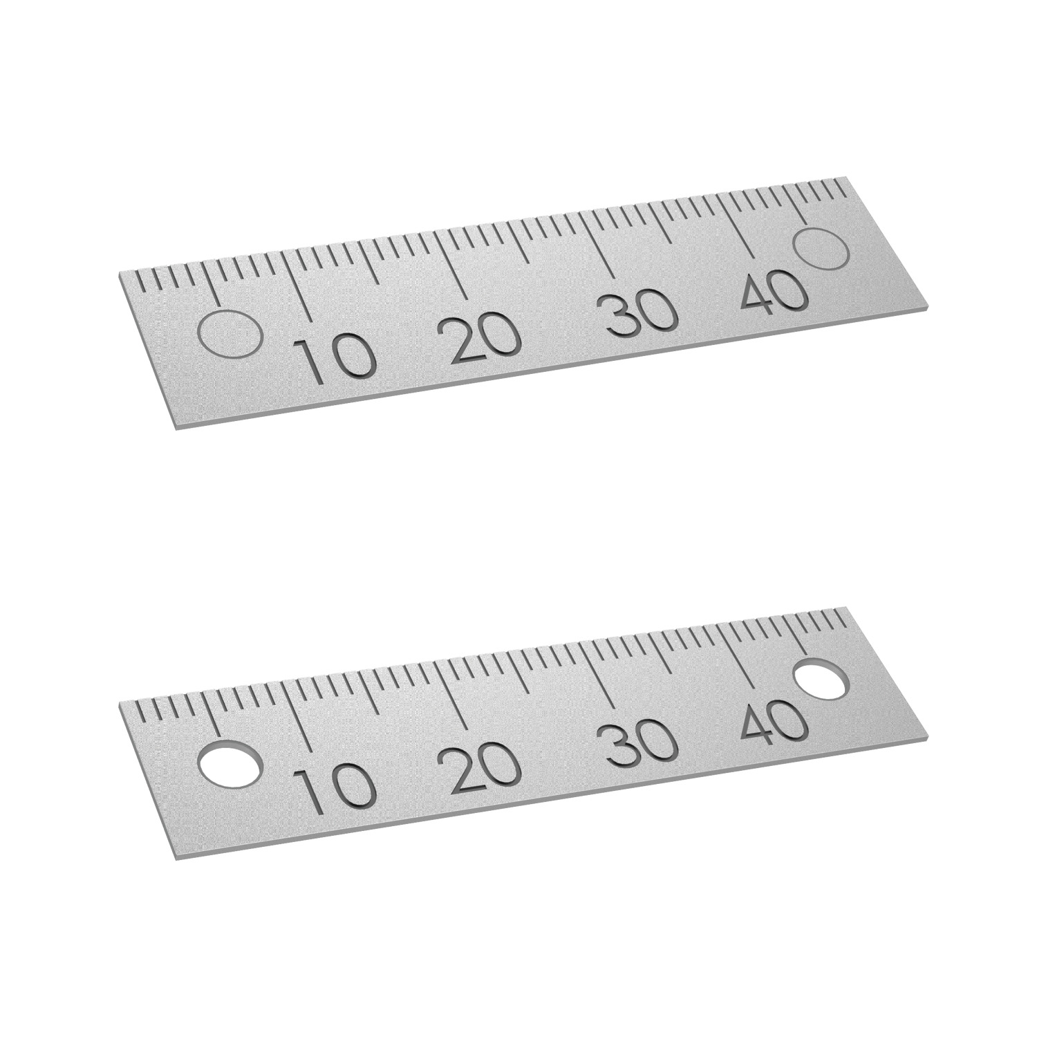 33975.W2010 Scale Plate-Aluminium-Adhesive single scale - left - bottom - 100 EC:20191382 WG:05063052044700