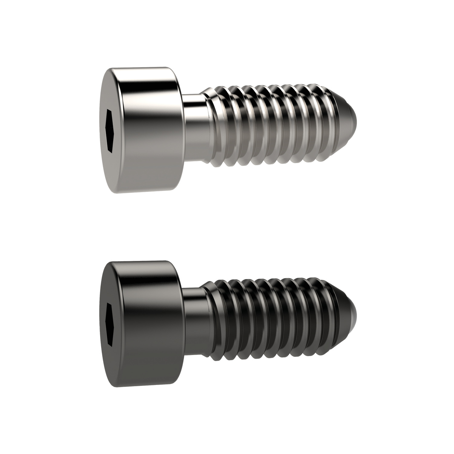 Spring Plungers A hex. socket version of the headed spring plunger 31400 available in both steel and stainless. Specials available on request.