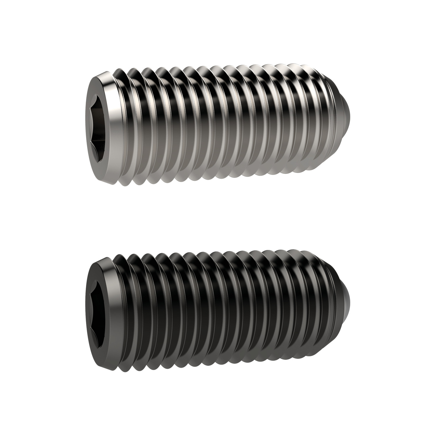 31500.W0224 Spring Plungers - Ball - Hex Socket Stainless - Normal - M24 - 15,0