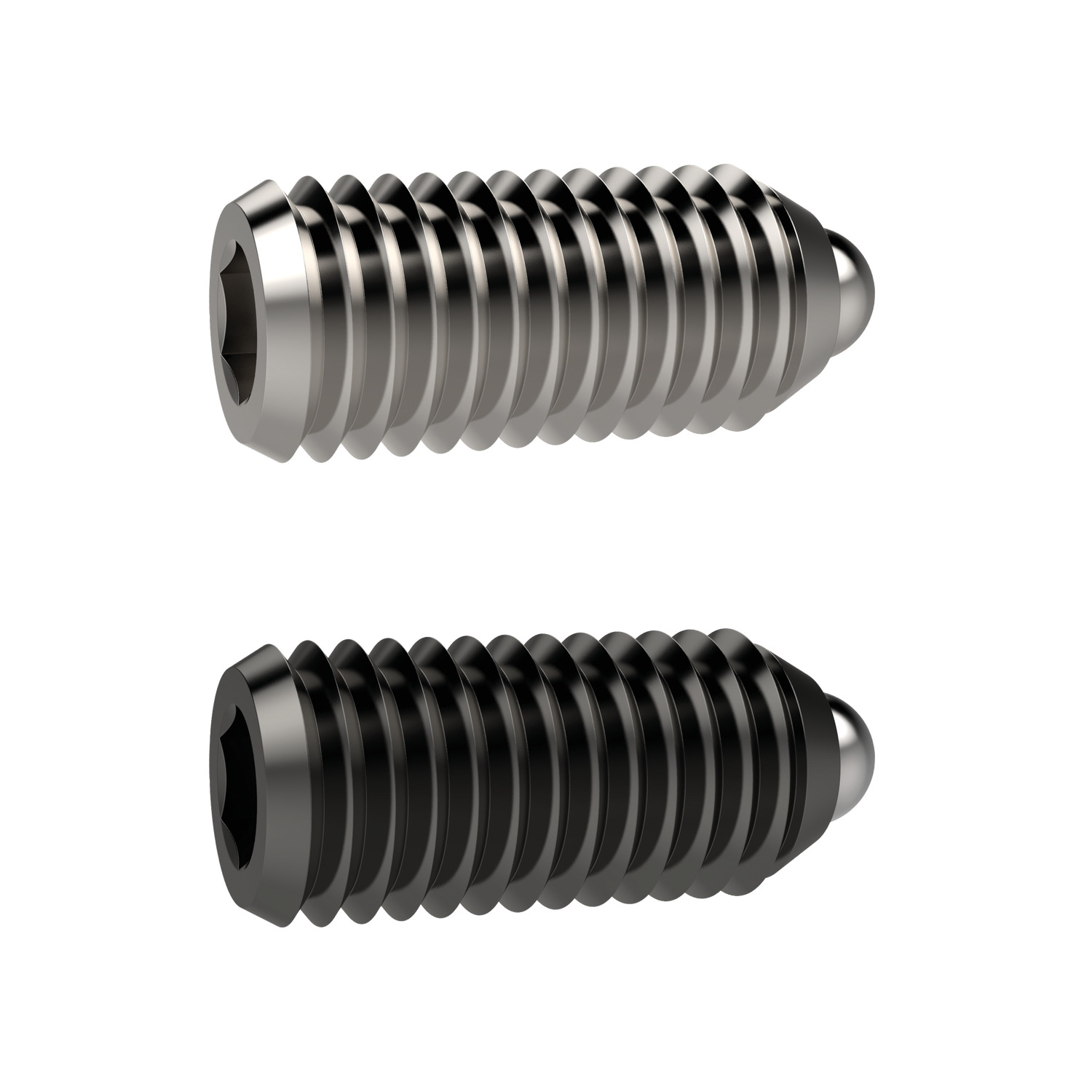 31600.W0150 Spring Plungers - Pin - Hex Socket Steel - Increased - M10 - 4,5