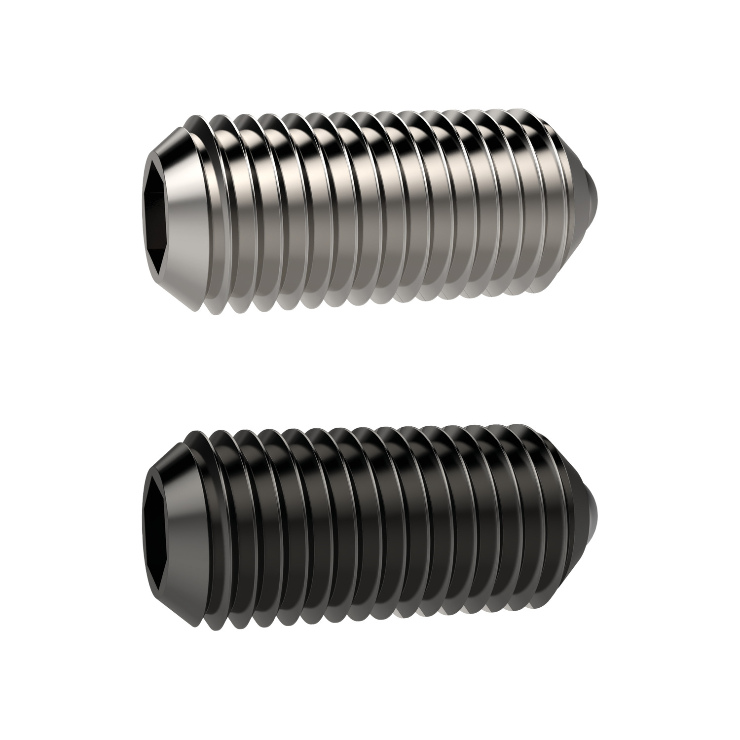 31610.W0210 Spring Plungers- Moveable Ball- S/S M10 x 23 -Stainless Steel - Standard Spring Load