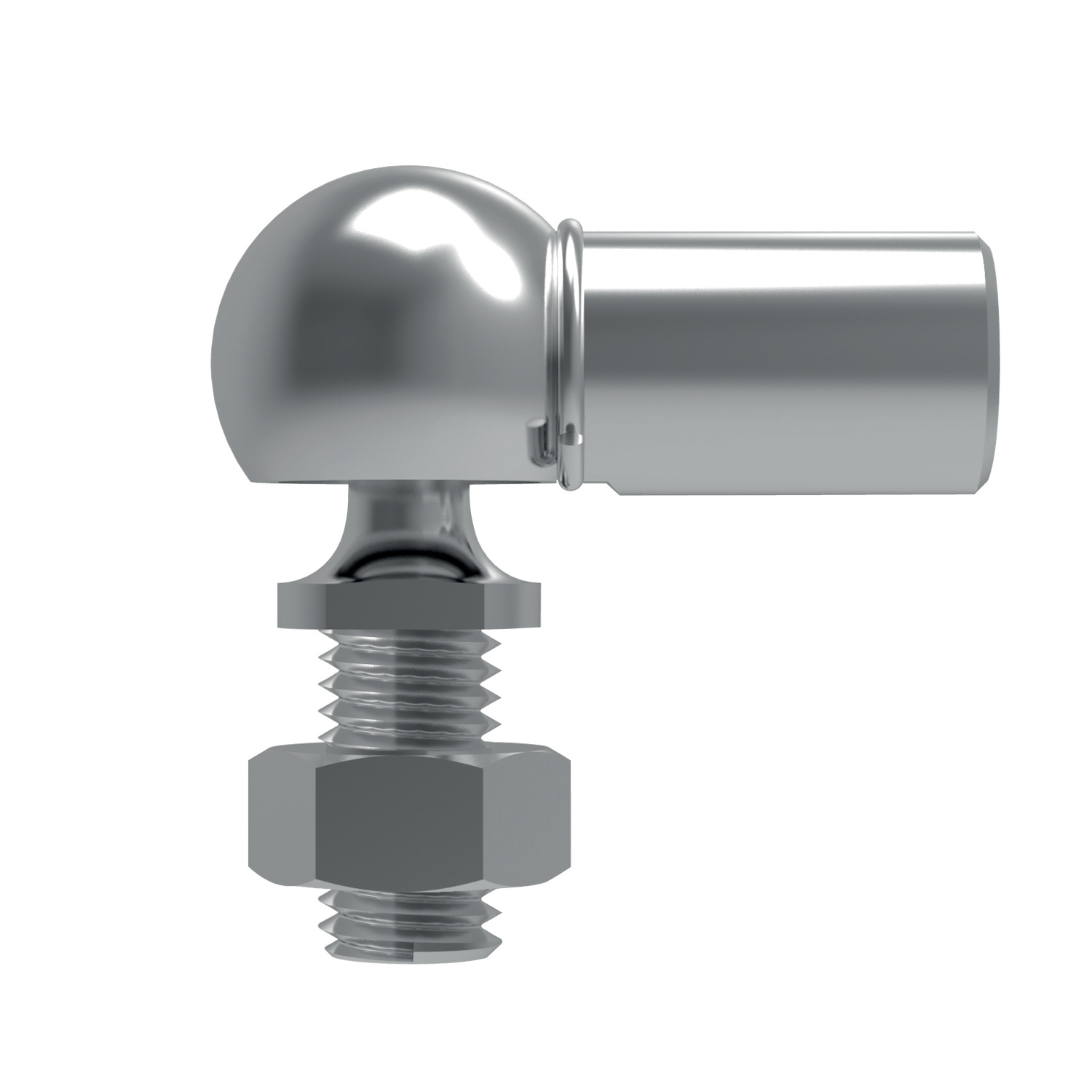 65506.W0015 Stainless Ball and Socket Joints - SS. Left - 22 - M14 - 45