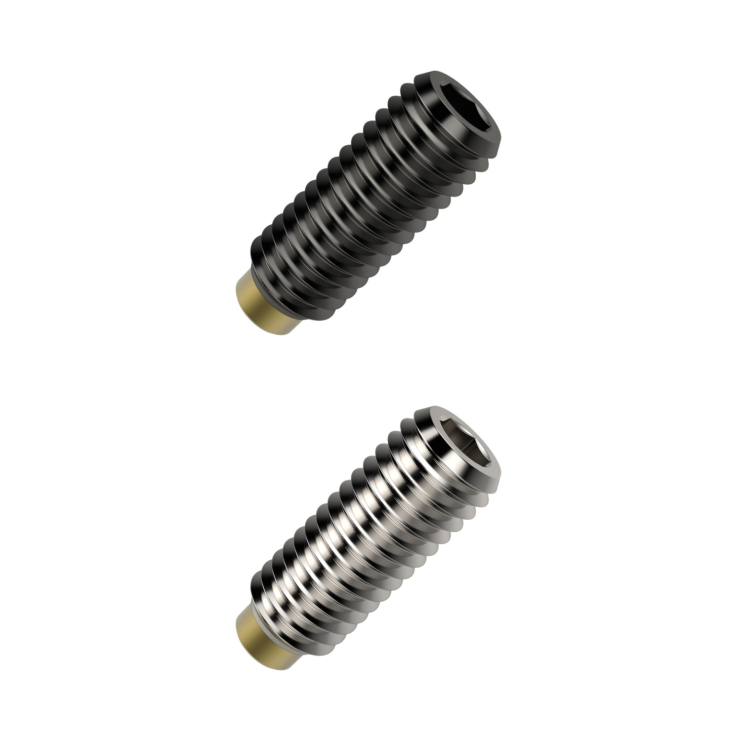 34140.W0104 Thrust Screws - Brass Pad Steel - Brass Pad - M10 - 18,0