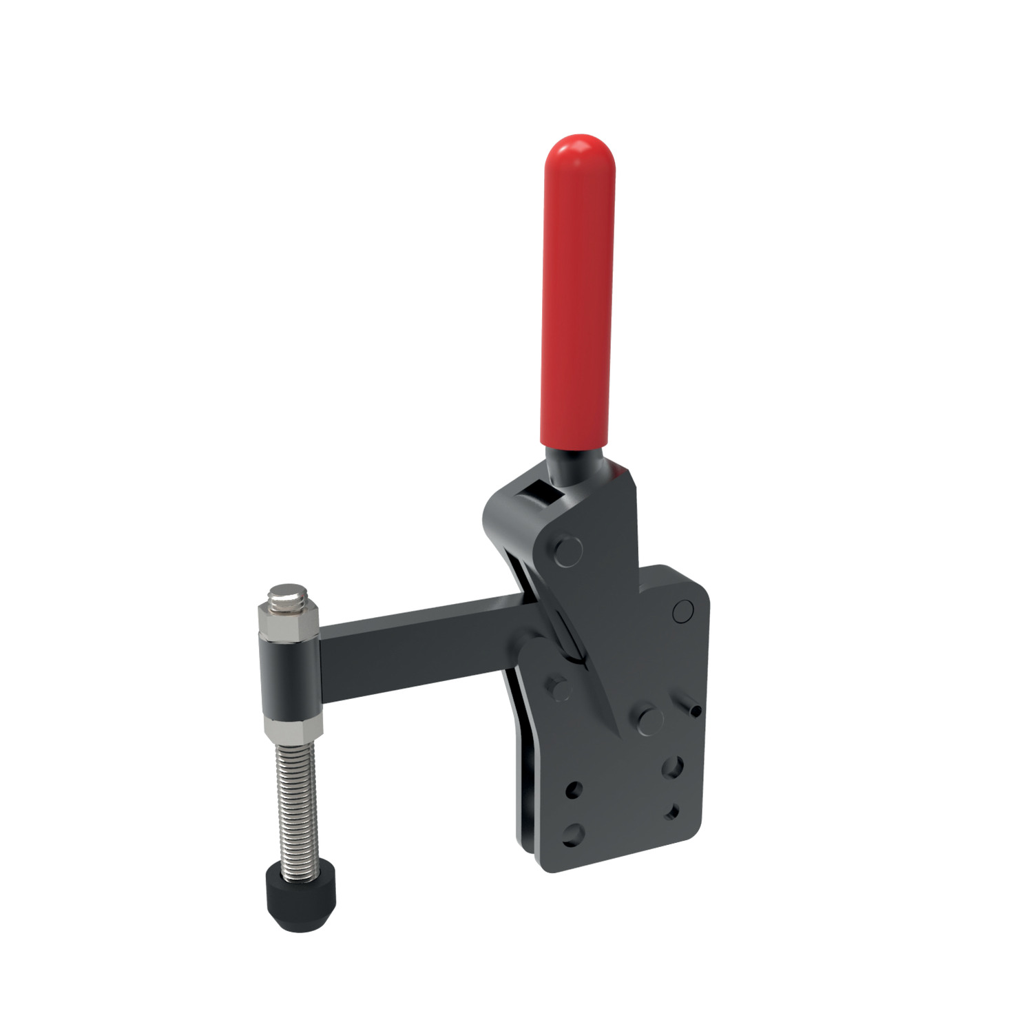 Product 46090, Heavy Duty Vertical Toggle Clamp with vertical base and mounting holes / 