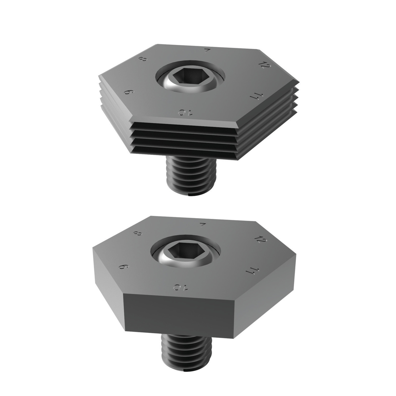 12040.W0004 Variable Hexagon Clamps - Hardened Steel Clamp, smooth - 18 - 23 - 22 - 2  Mitee Bite Part no. 95120 EC:20266745 WG:05063055891387