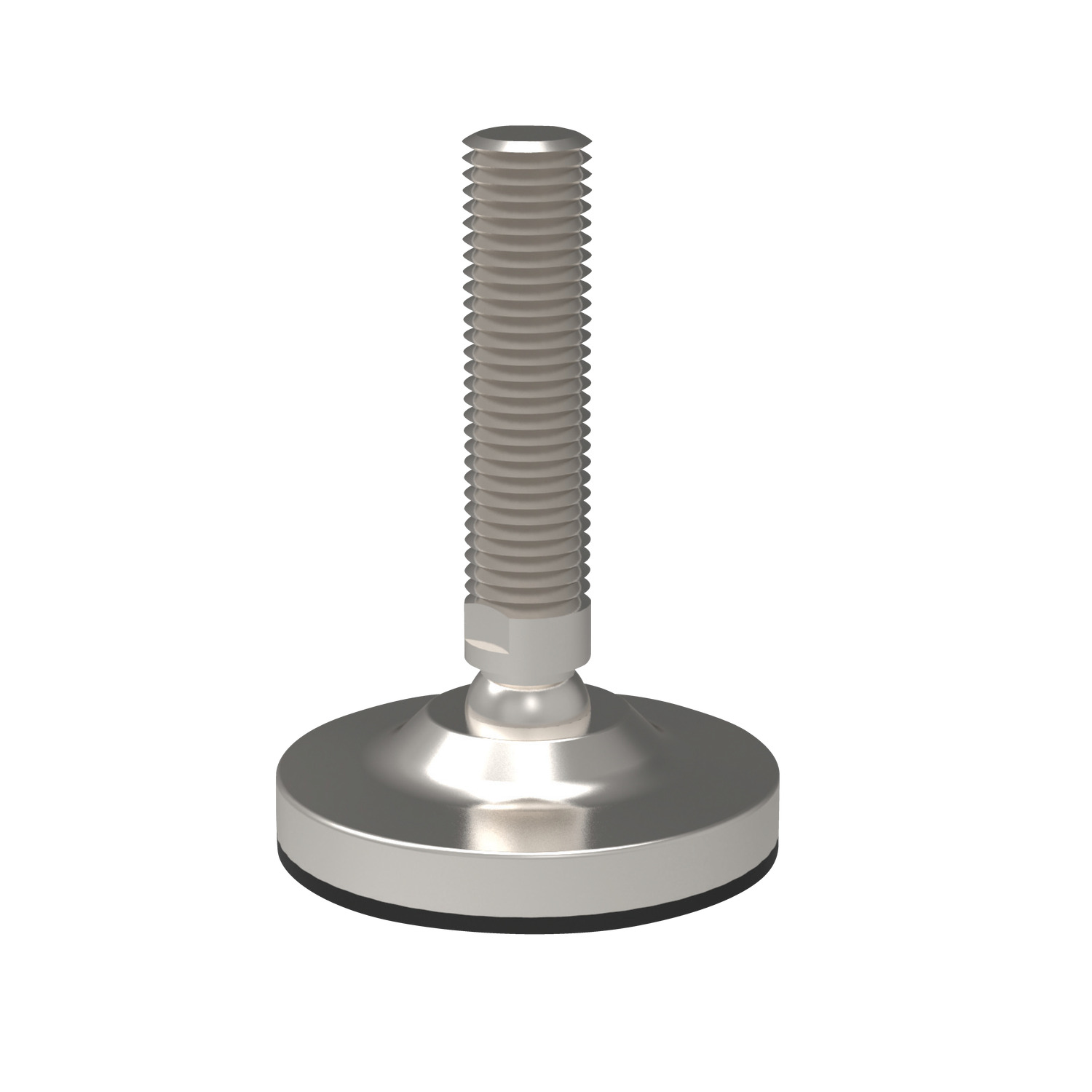 Mini Levelling Feet Mini Articulated Levelling Feet made from stainless steel (AISI 304, AISI 316 on request). Thread bolt allows for up to 30° articulation of the foot.