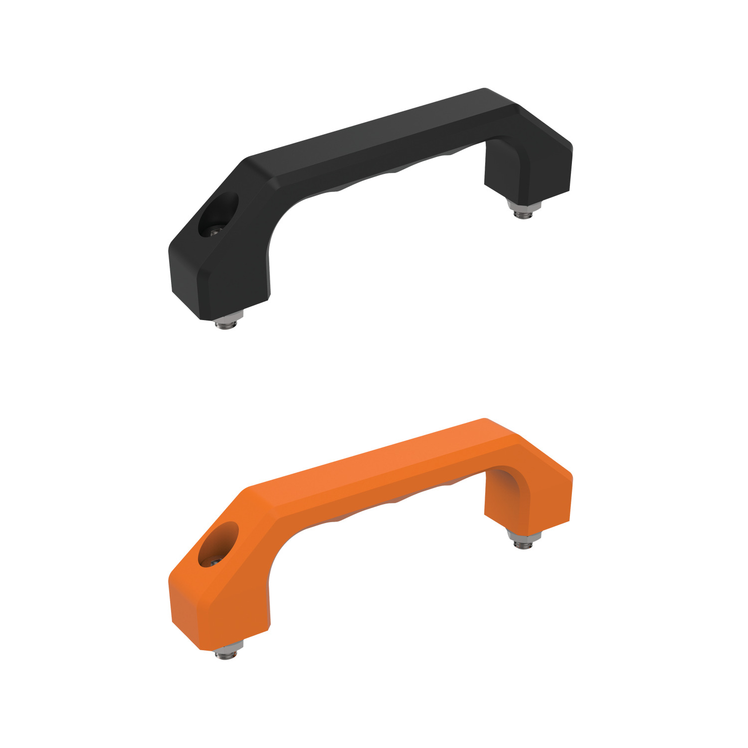 Pull Handles Solid Plastic Pull Handle. This pull handle is a modern industrial design for the highest demands. Extremely resistant to torsion and easy to grip.