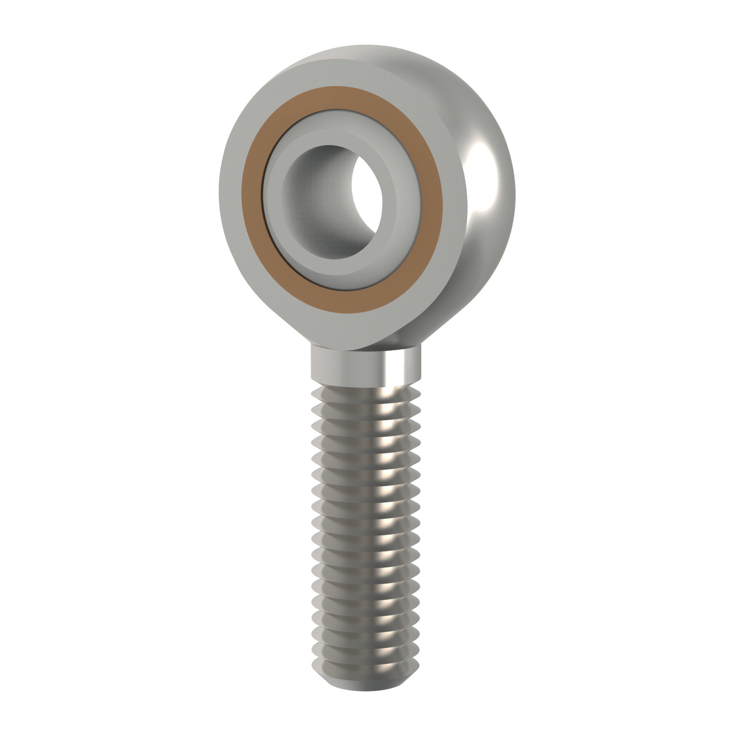 Low Cost Rod End - Male These economy, male thread Rod Ends are made from low carbon steel which is zinc plated. The bearing of the Rod End is a brass bearing ring with a PTFE composite lining.