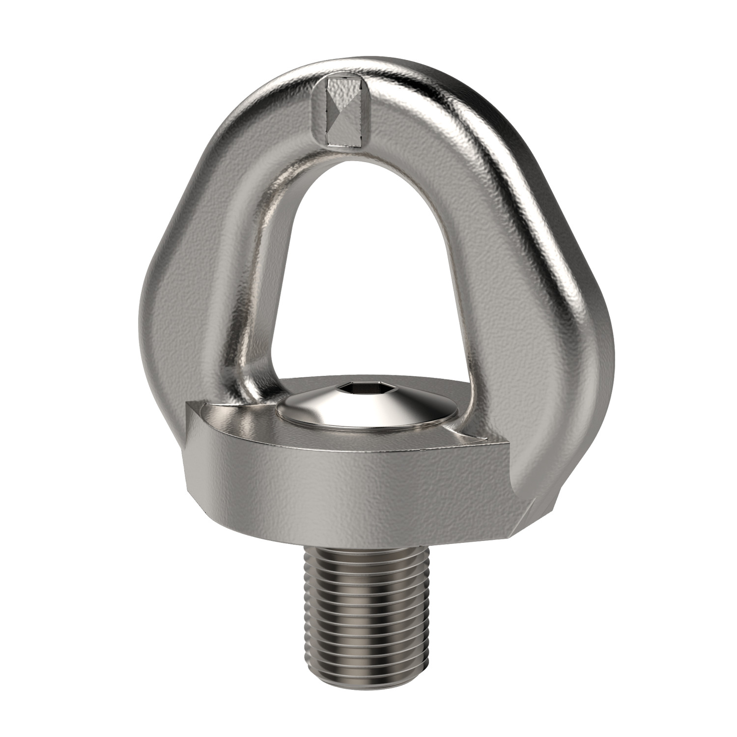 Swivel Eye Bolts Male Male Swivel Eye Bolts made from stainless steel 316L, supplied with CE certificate. Full 360° articulation and low overhang for improved safety.