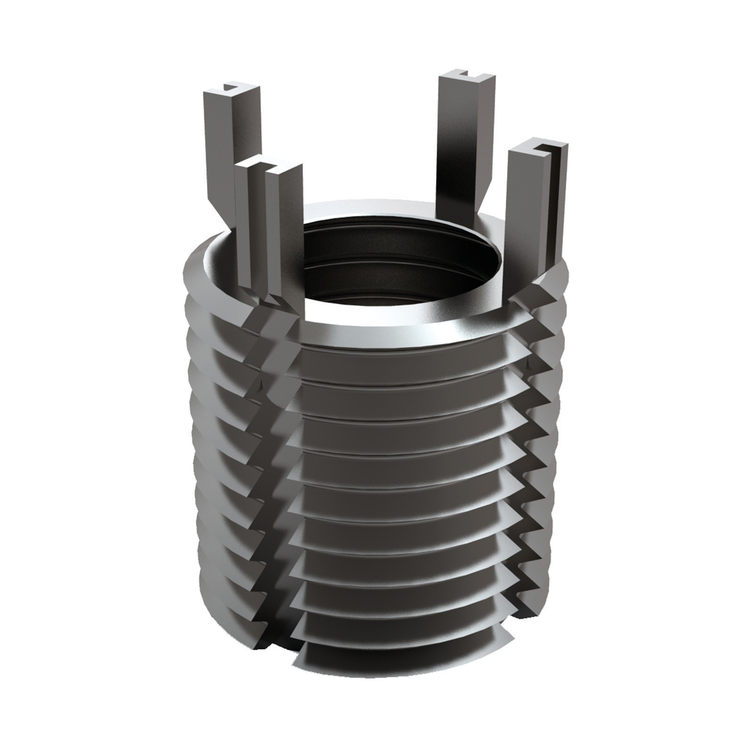 Threaded Insert - Inch Carbon steel, imperial thinwall thread inserts. There is slight variation between its outside and inside diameters, whilst still offering substantial strength.